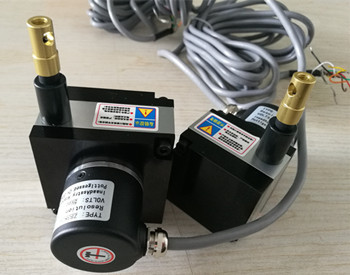 回弹式拉绳位移传感器